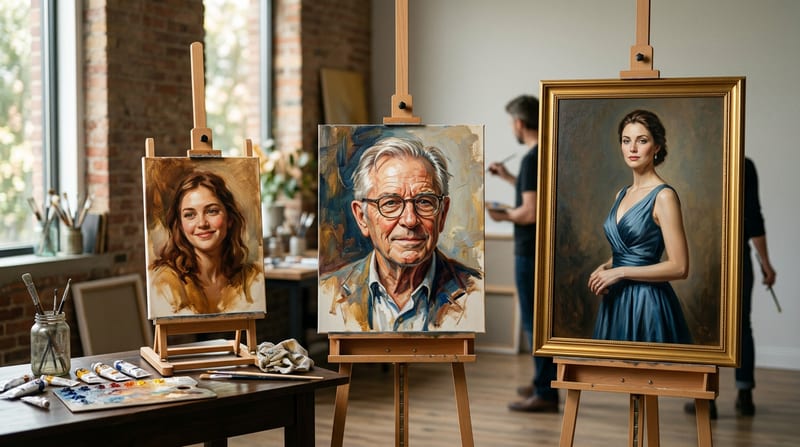 commission custom portrait painting - Art data and analysis